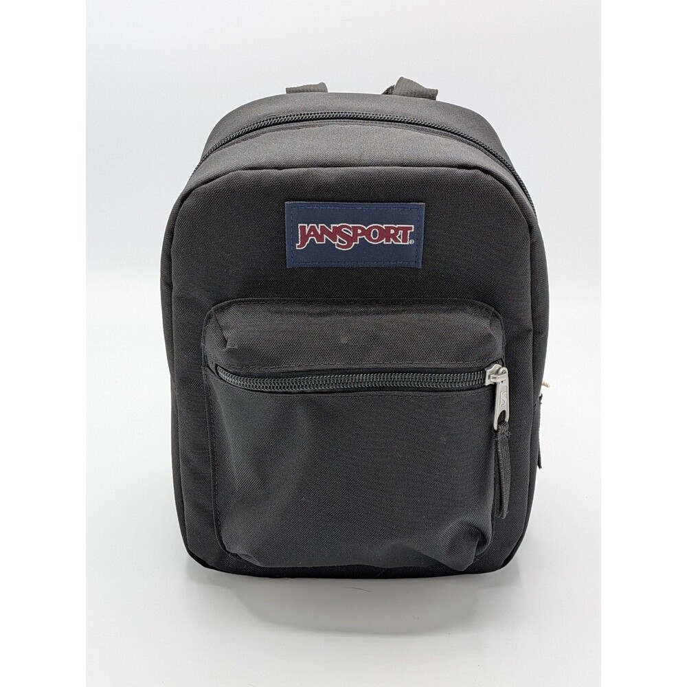 Jansport Big Break Lunch Bag Black Zip Around Bag - Picture 1 of 9